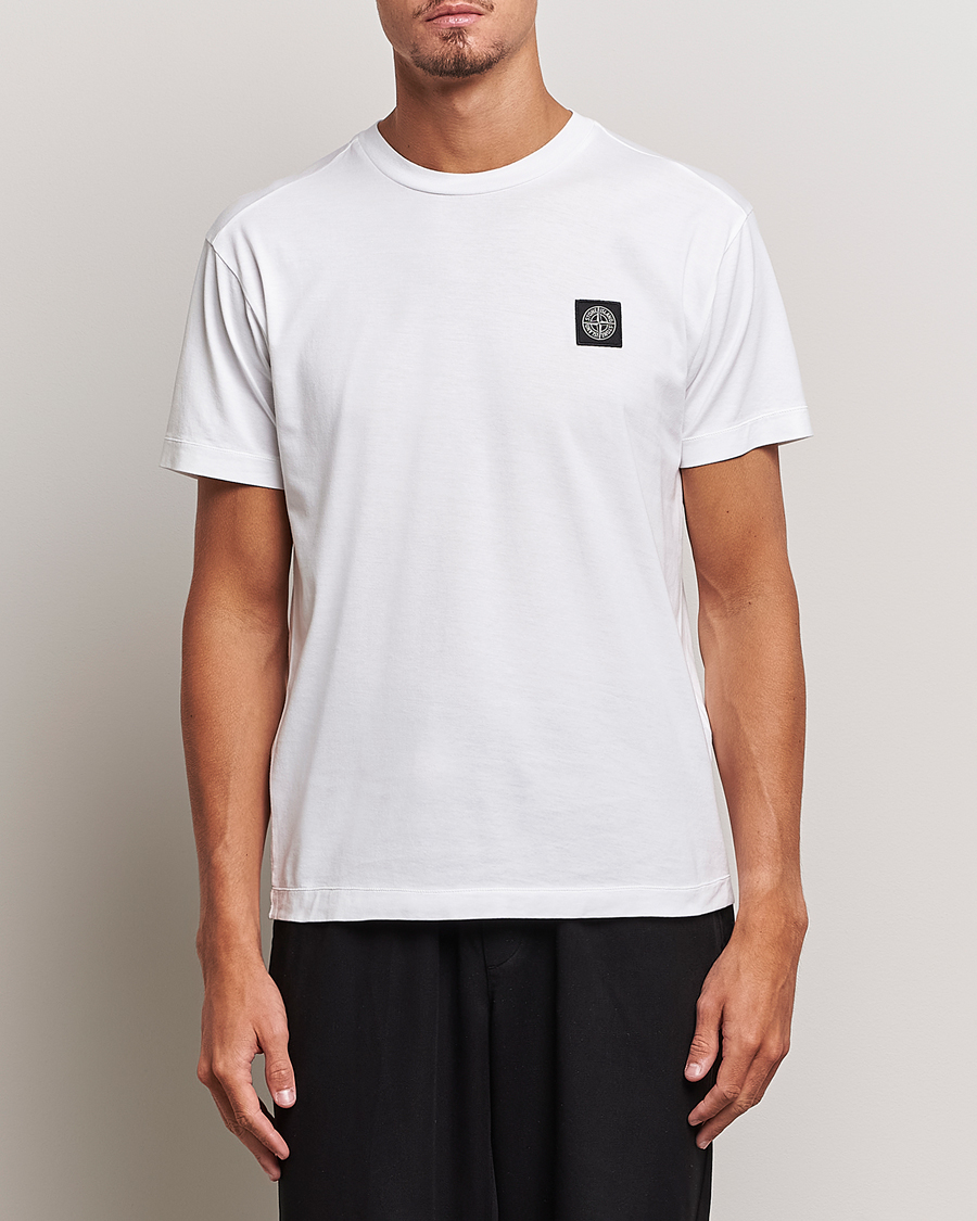 Herren | Stone Island | Stone Island | Garment Dyed Jersey T-Shirt White