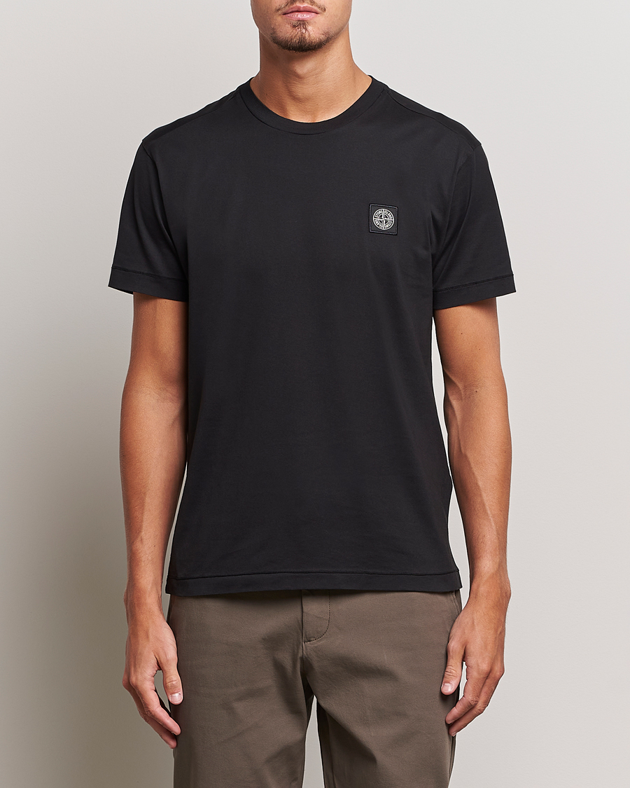 Herren | Stone Island | Stone Island | Garment Dyed Jersey T-Shirt Black