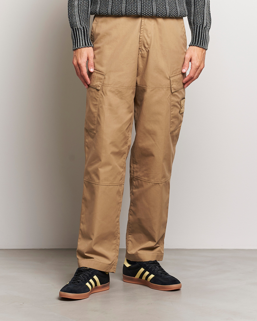 Herren |  | Stone Island | Ghost Piece O-Ventile Trousers Dark Beige