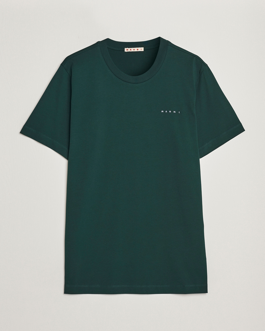 Herren |  | Marni | Logo Embroidered T-Shirt Spherical Green