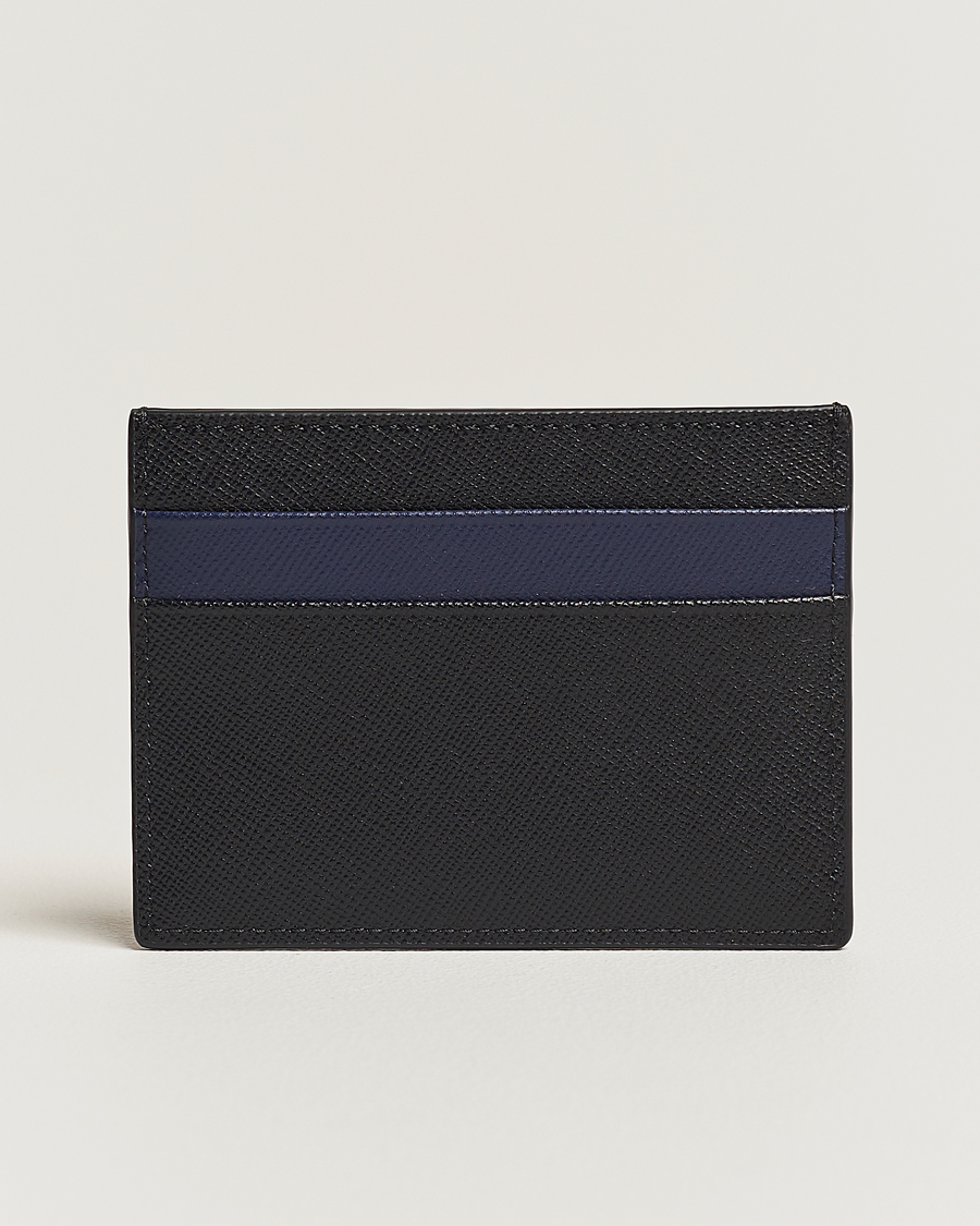 Herren |  | Marni | Saffiano Leather Cardholder Blublack