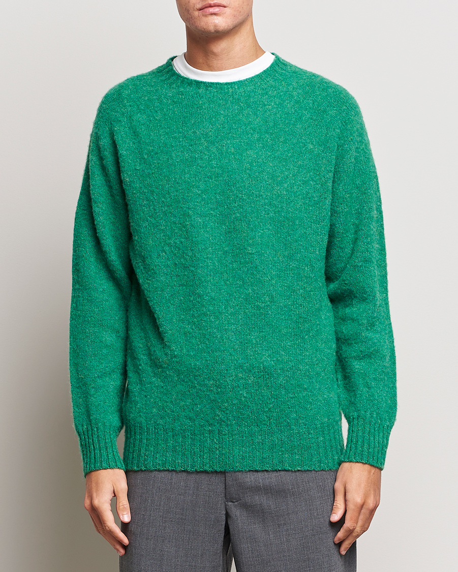 Herren |  | Howlin' | Brushed Wool Sweater Greendream