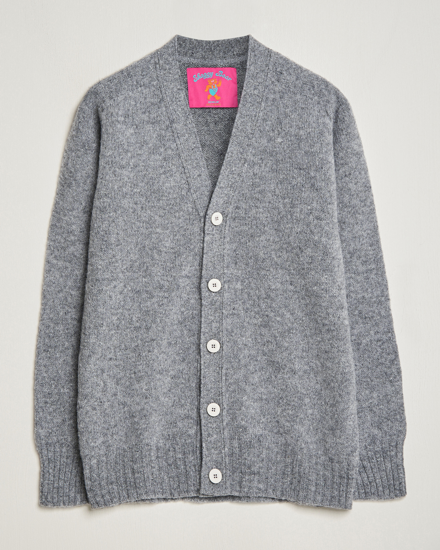 Howlin Shaggy Bear Cardigan Med Grey