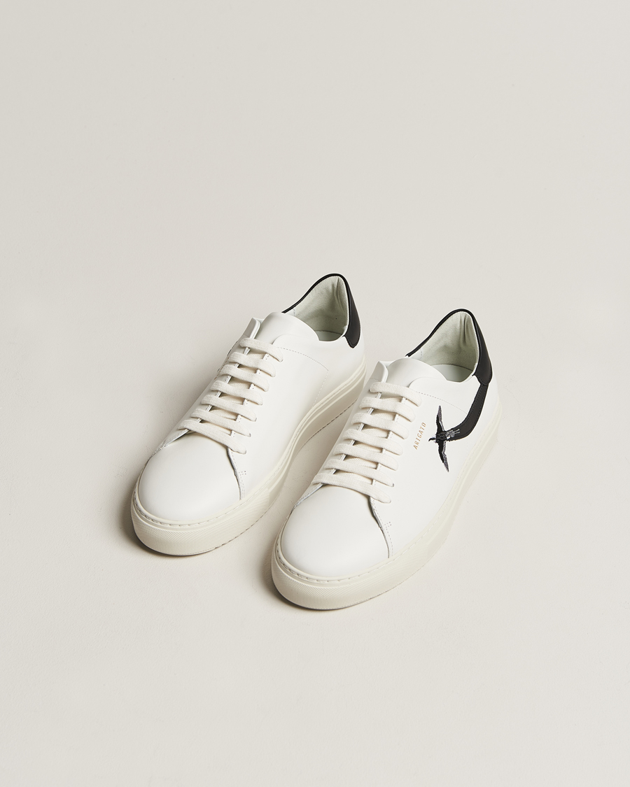 Herren | | Axel Arigato | Clean 90 Striped Bee Bird Sneaker White/Black