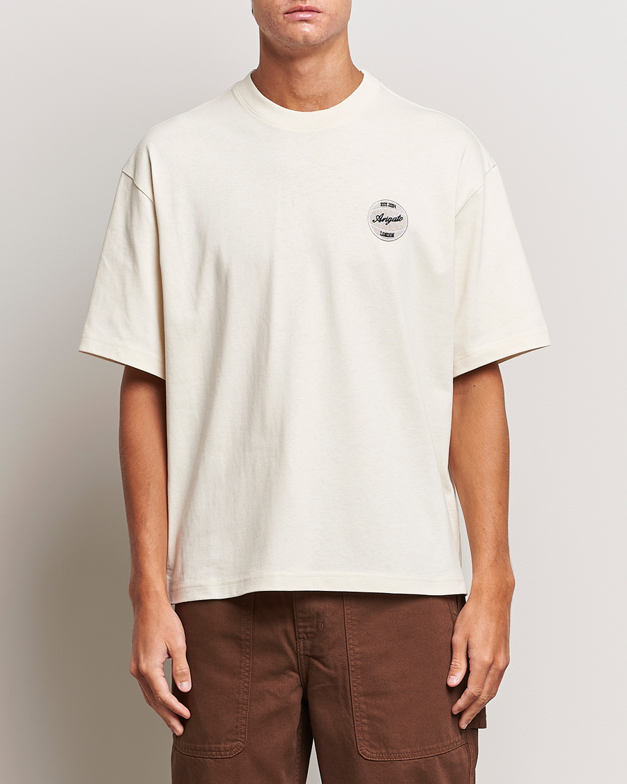 Herren |  | Axel Arigato | Dunk Crew Neck T-Shirt Pale Beige