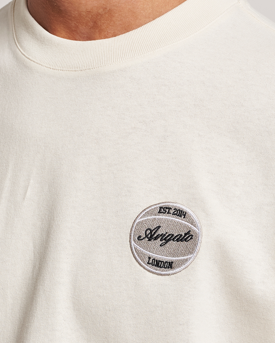 Herren | T-Shirts | Axel Arigato | Dunk Crew Neck T-Shirt Pale Beige