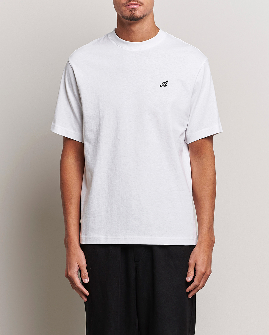 Herren | | Axel Arigato | Signature Crew Neck T-Shirt White