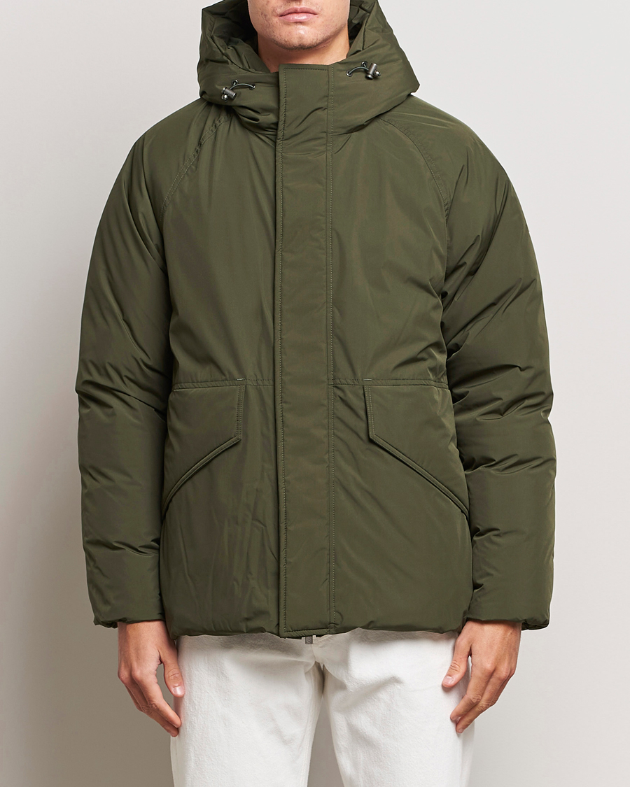 Herren | Pyrenex | Pyrenex | Covert Hooded Down Jacket Deep Khaki