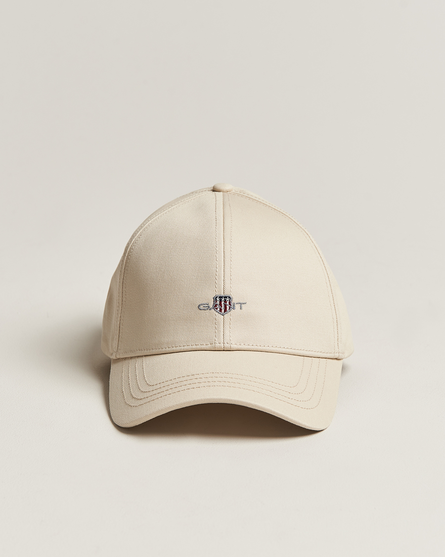 Herren | GANT High Cotton Twill Cap Putty | GANT | High Cotton Twill Cap Putty