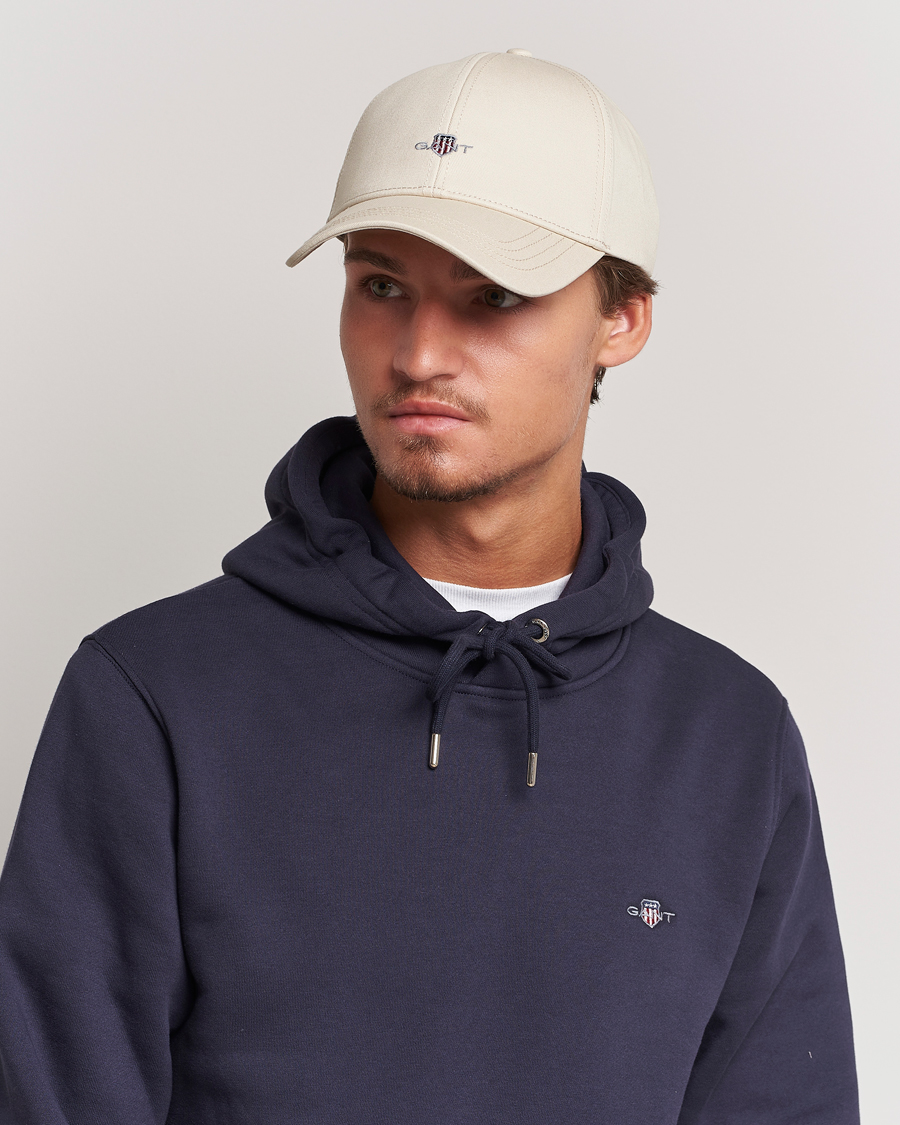 Herren | GANT High Cotton Twill Cap Putty | GANT | High Cotton Twill Cap Putty