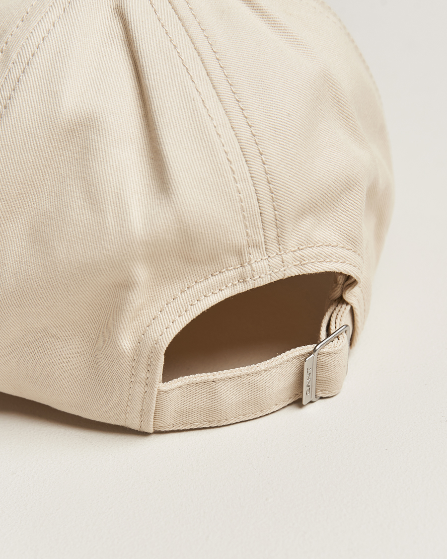 Herren | GANT High Cotton Twill Cap Putty | GANT | High Cotton Twill Cap Putty