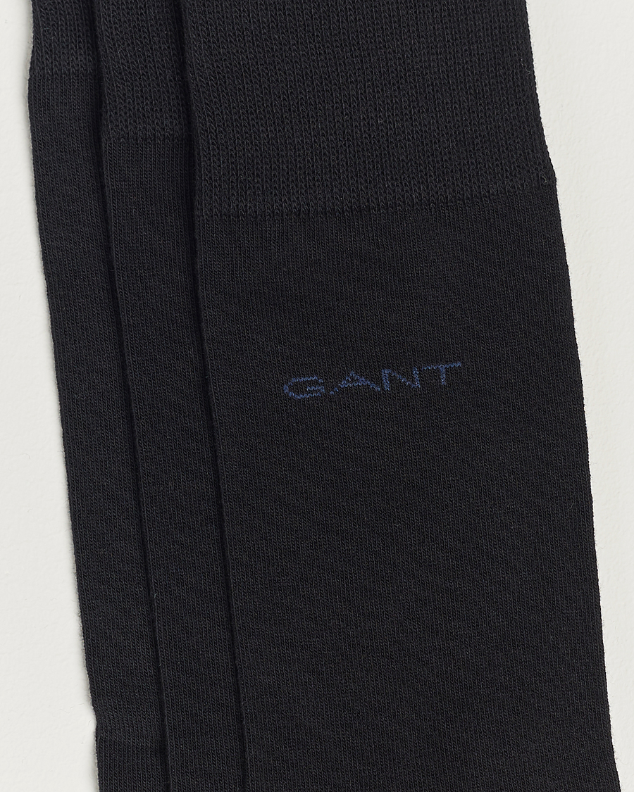 Herren | Unterwäsche | Gant | 3-Pack Cotton Socks Black