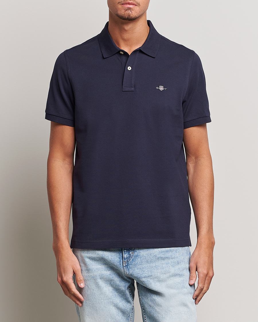 Herren | Poloshirt | GANT | The Original Polo Evening Blue