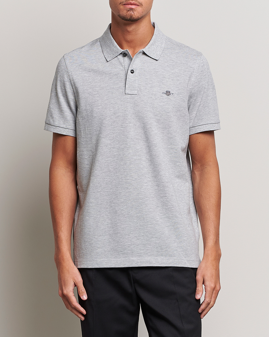 Herren | Preppy Authentic | GANT | The Original Polo Grey Melange