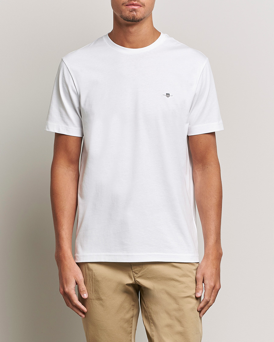Herren | T-Shirts | GANT | The Original Solid T-Shirt White