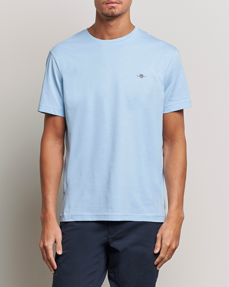 Herren | Neue Produktbilder | GANT | The Original Solid T-Shirt Capri Blue