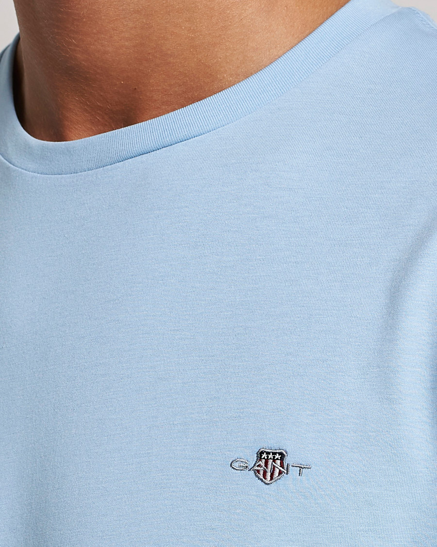 Herren | T-Shirts | GANT | The Original Solid T-Shirt Capri Blue