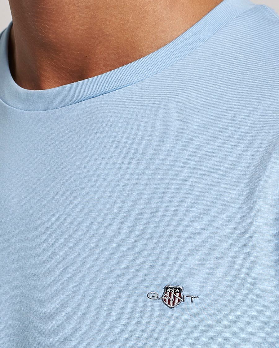 Herren | T-Shirts | Gant | The Original Solid T-Shirt Capri Blue