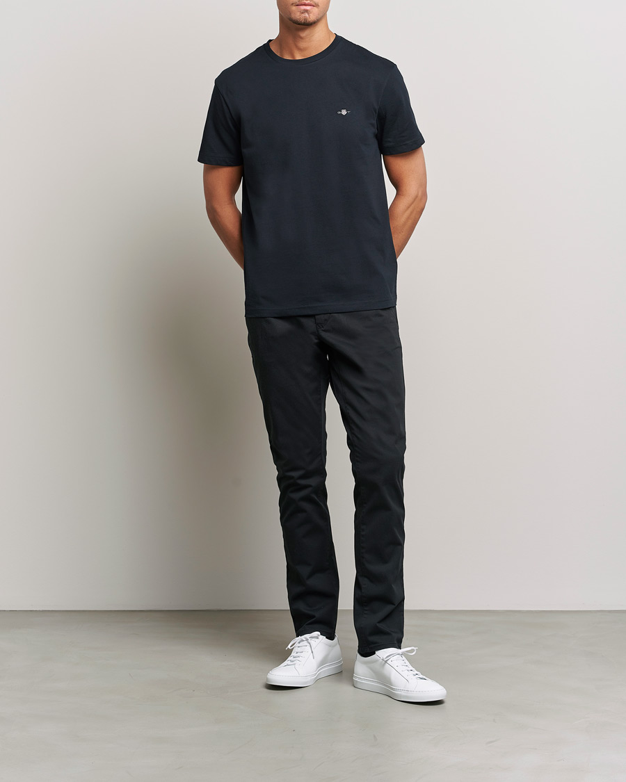 Herren | T-Shirts | GANT | The Original Solid T-Shirt Black