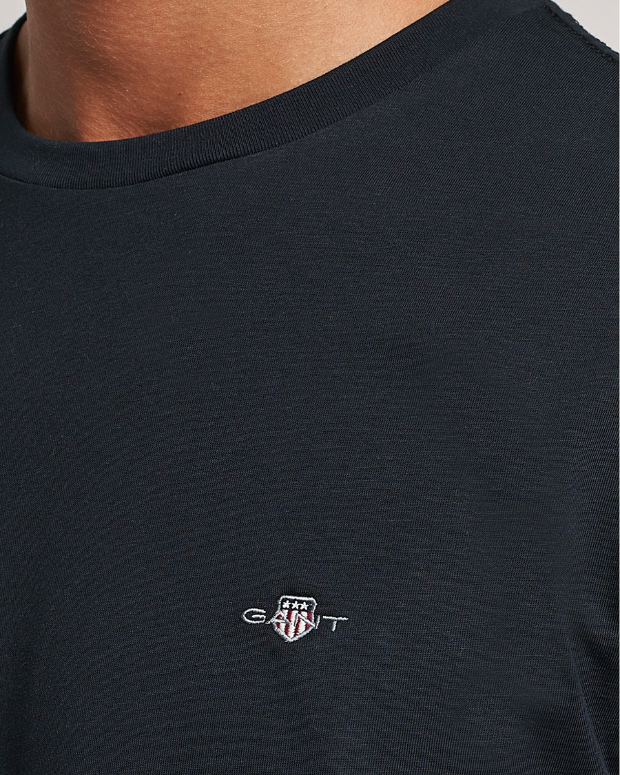 Herren | T-Shirts | GANT | The Original Solid T-Shirt Black
