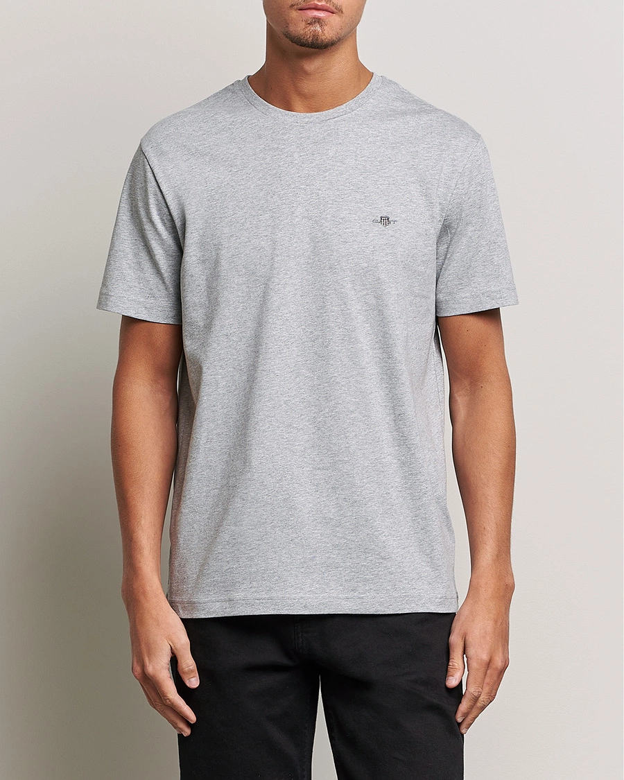 Herren |  | GANT | The Original Solid T-Shirt Grey Melange