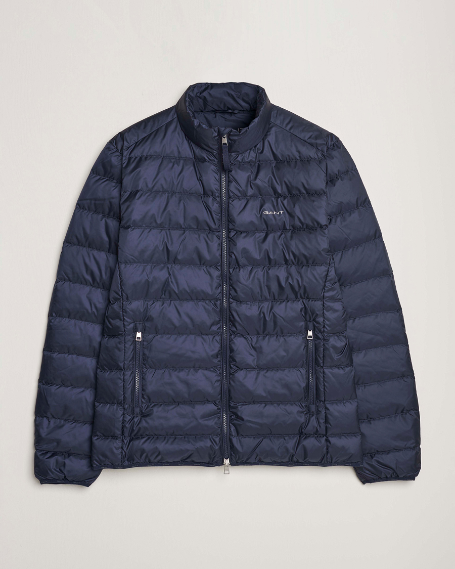 GANT The Light Down Jacket Care Blue of bei Carl Evening