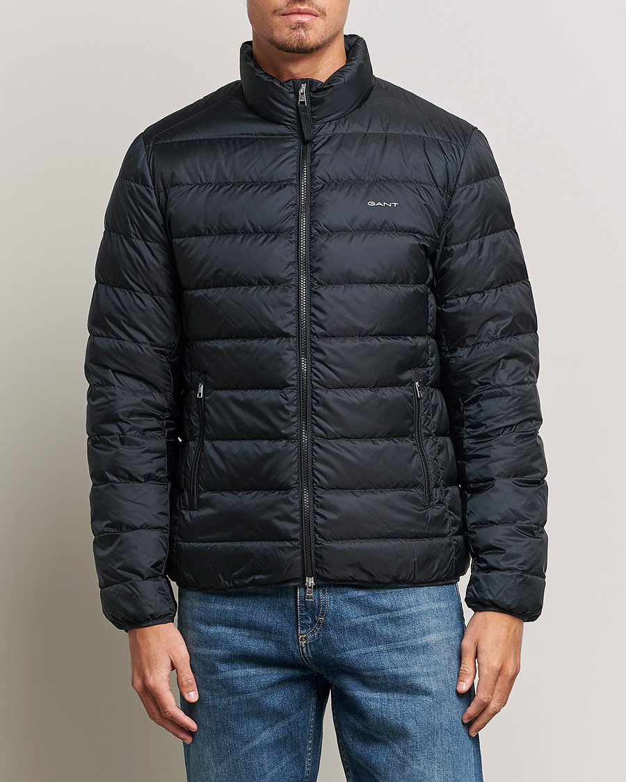 Herren | GANT | GANT | The Light Down Jacket Black