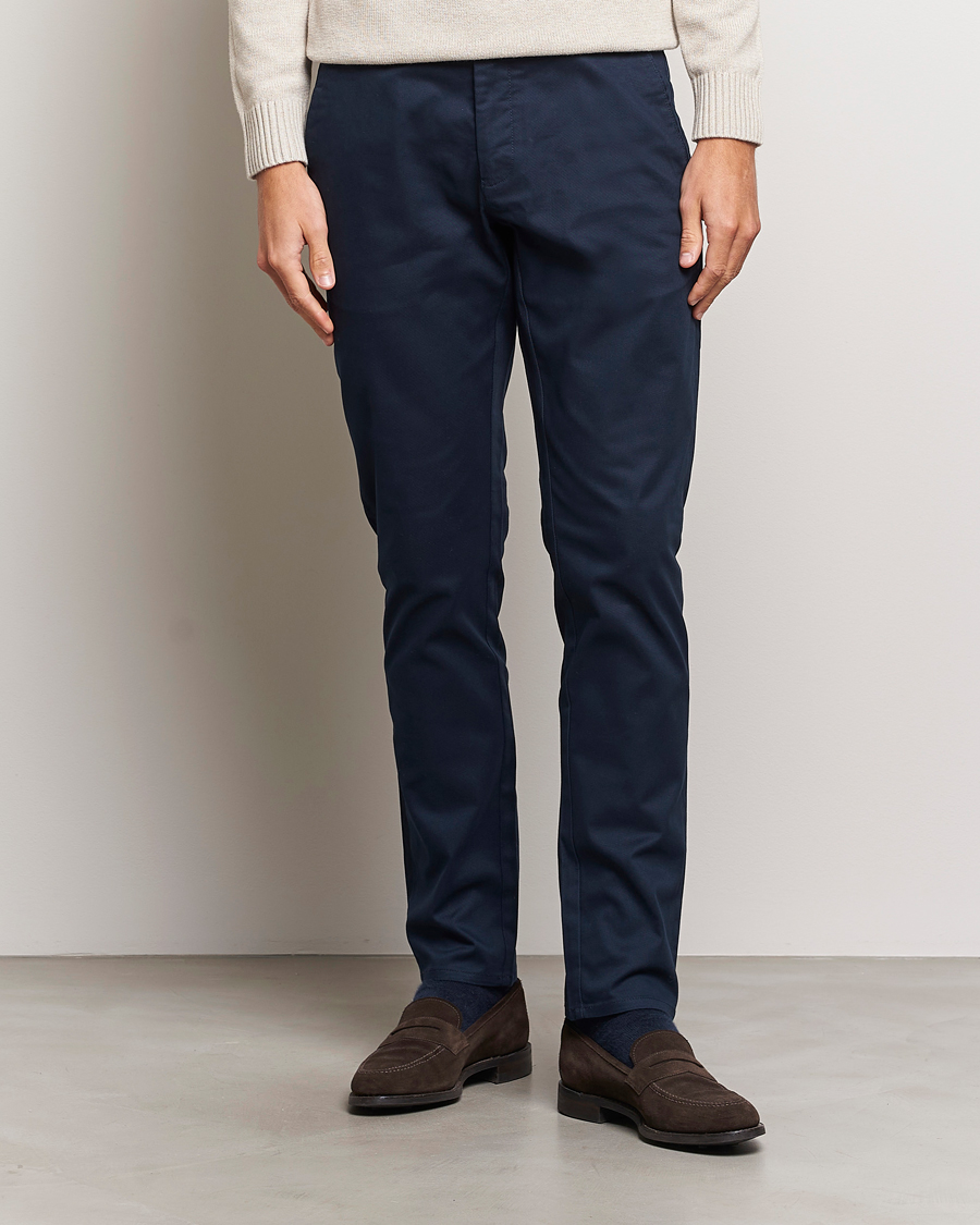 Herren | GANT | GANT | Slim Fit Tech Prep Chino Marine