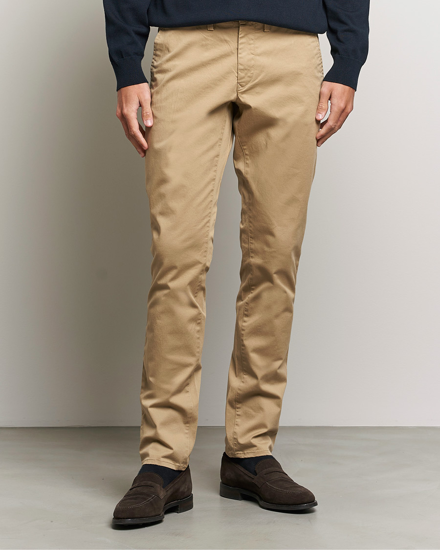 Herren | GANT | GANT | Slim Fit Twill Chino Dark Khaki