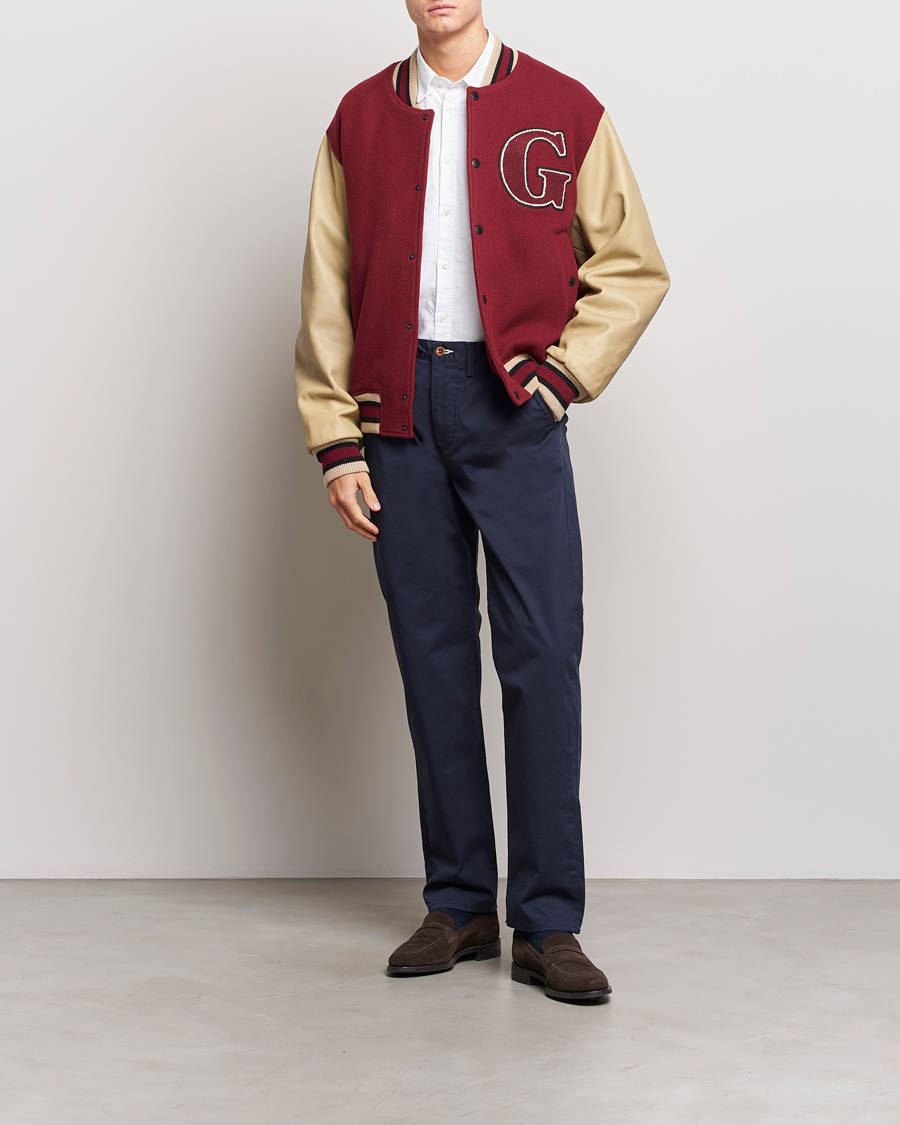 Herren | Hosen | GANT | Regular Fit Twill Chino Marine