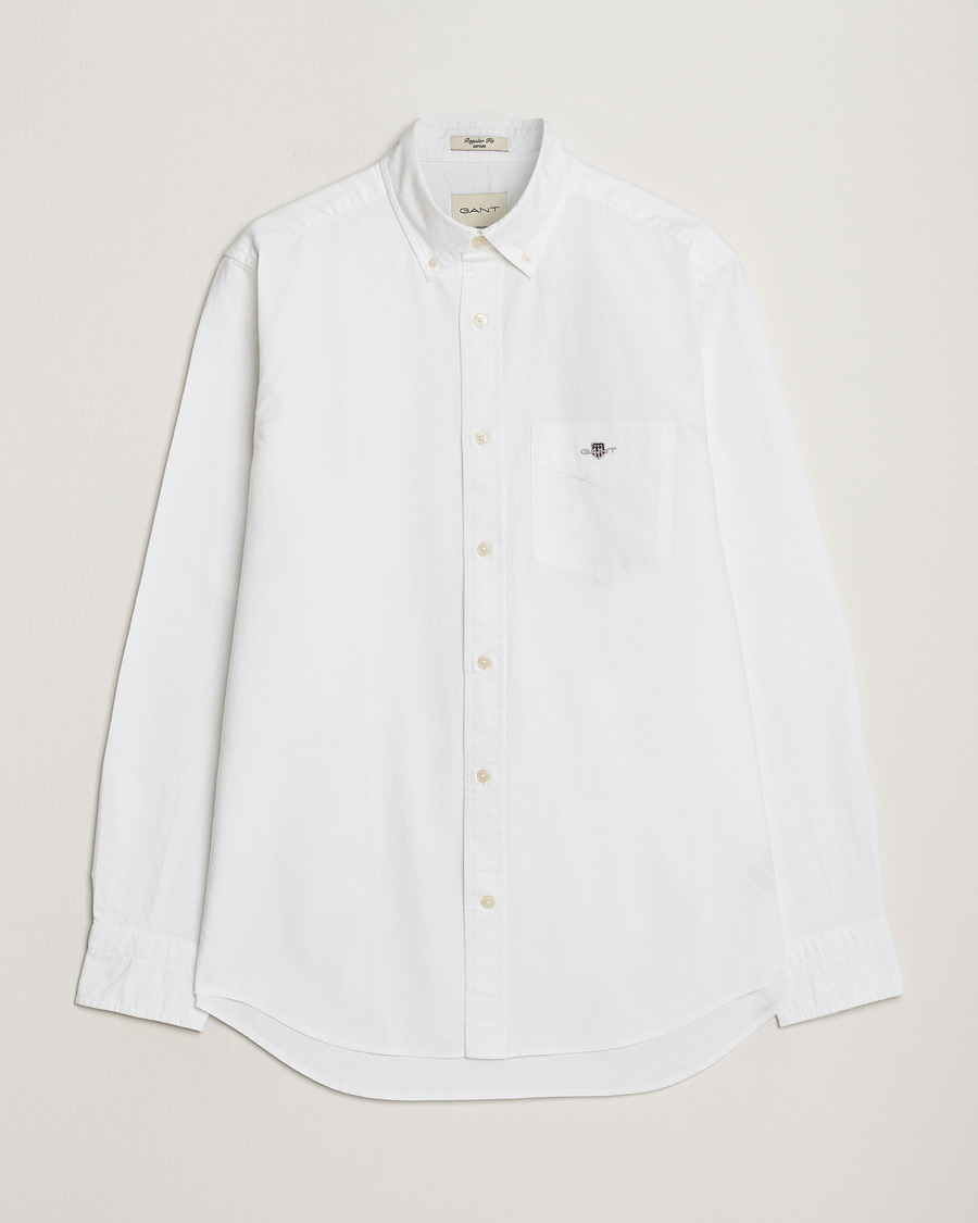 Herren | Hemden | Gant | Regular Fit Oxford Shirt White