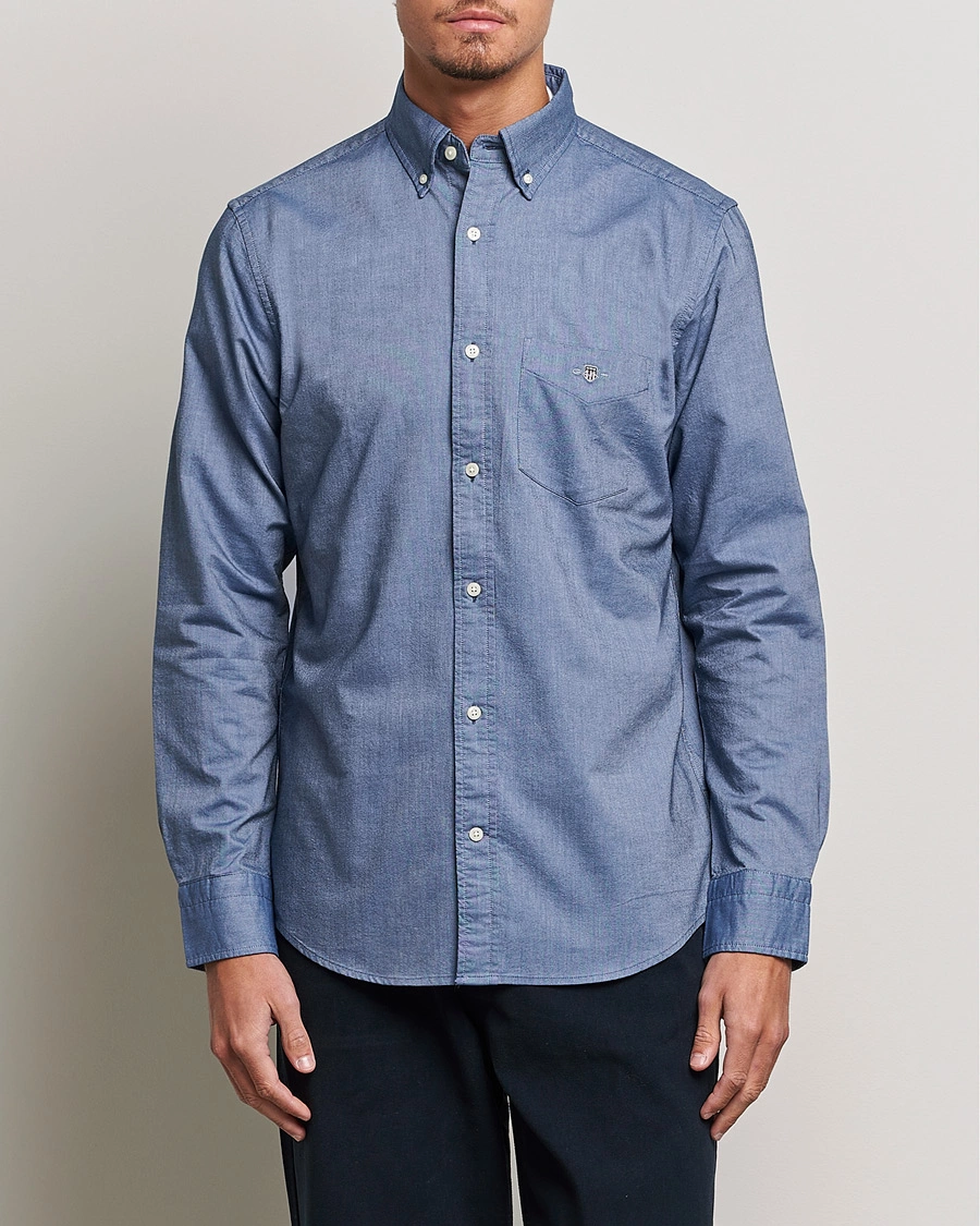 Herren | GANT | GANT | Regular Fit Oxford Shirt Persian Blue
