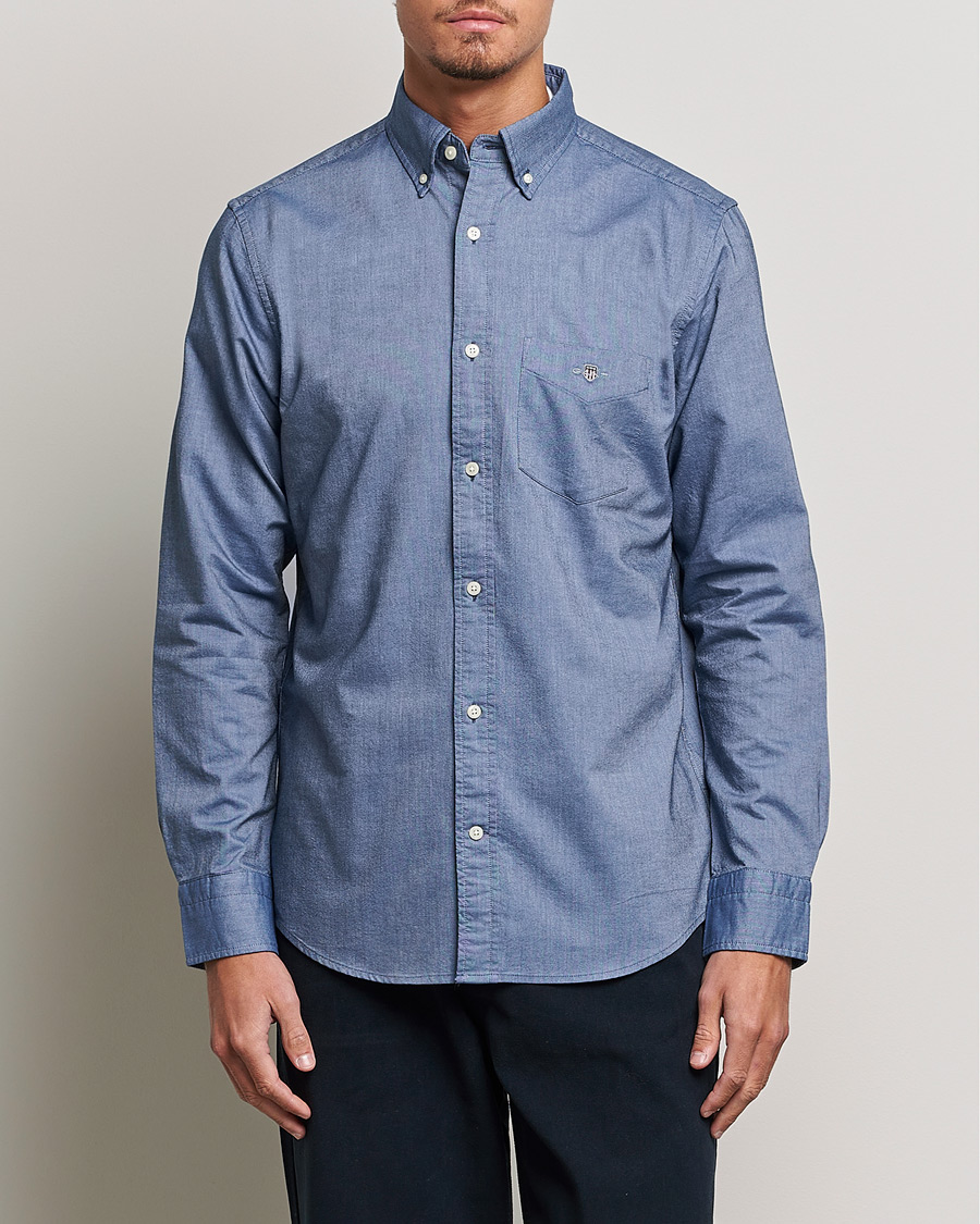 Herren | Hemden | Gant | Regular Fit Oxford Shirt Persian Blue
