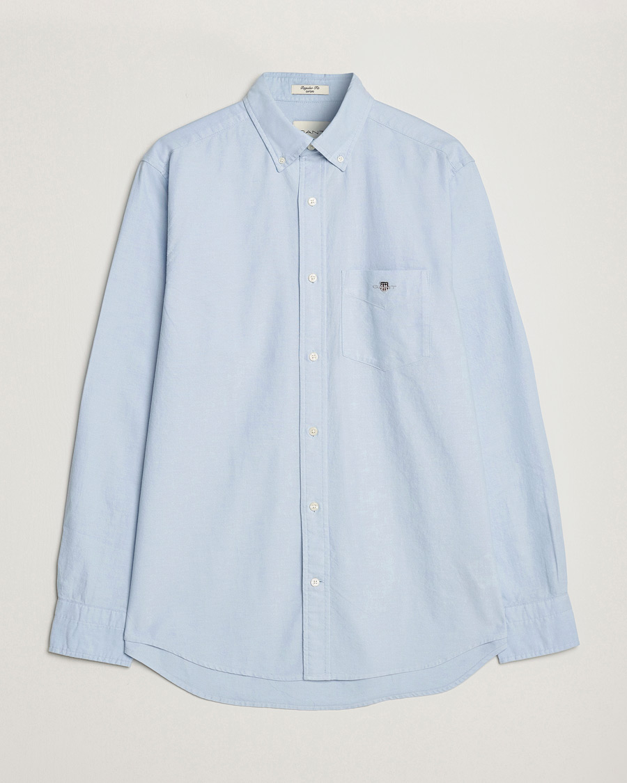 Herren | Hemden | Gant | Regular Fit Oxford Shirt Light Blue