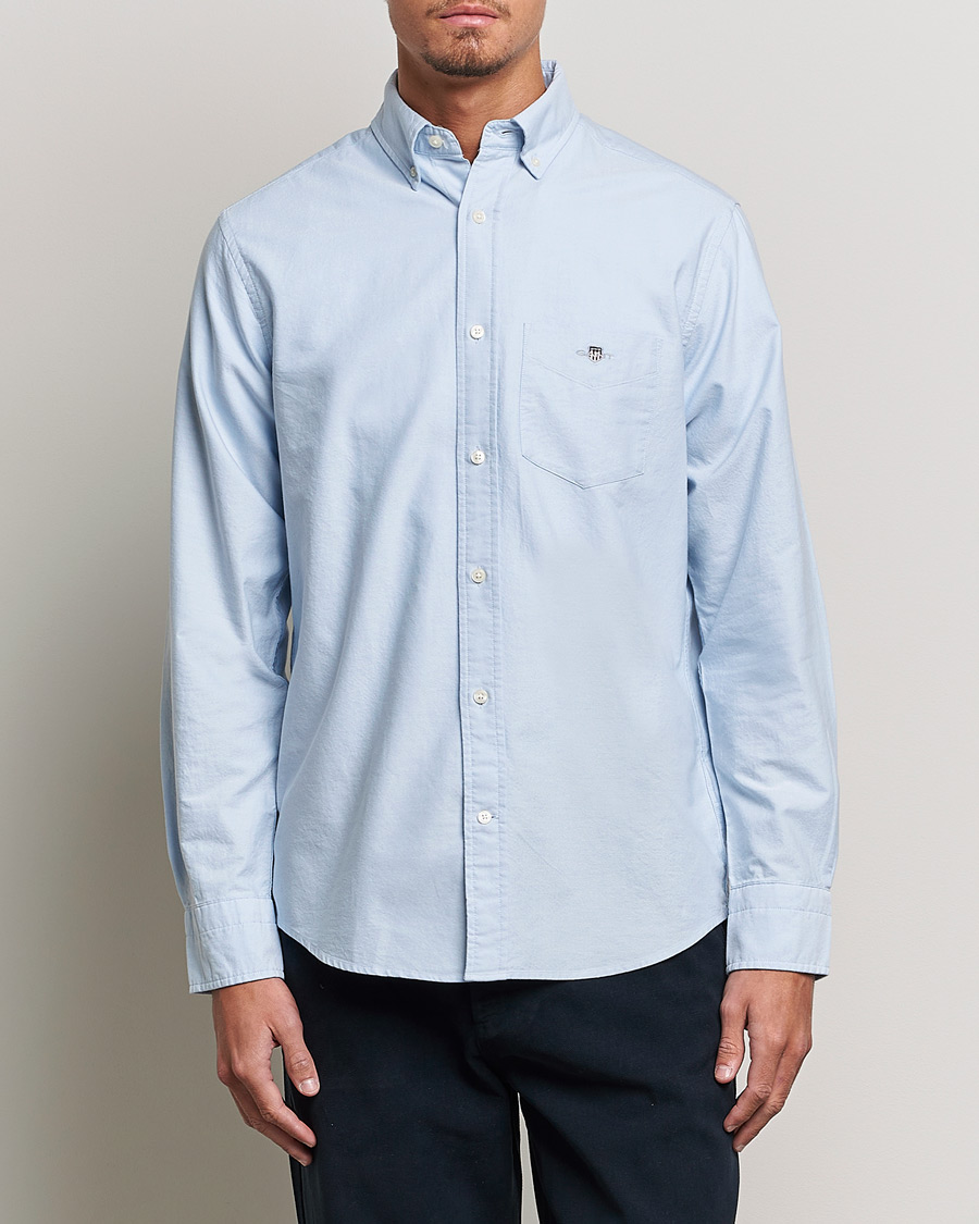 Herren | Neue Produktbilder | GANT | Regular Fit Oxford Shirt Light Blue