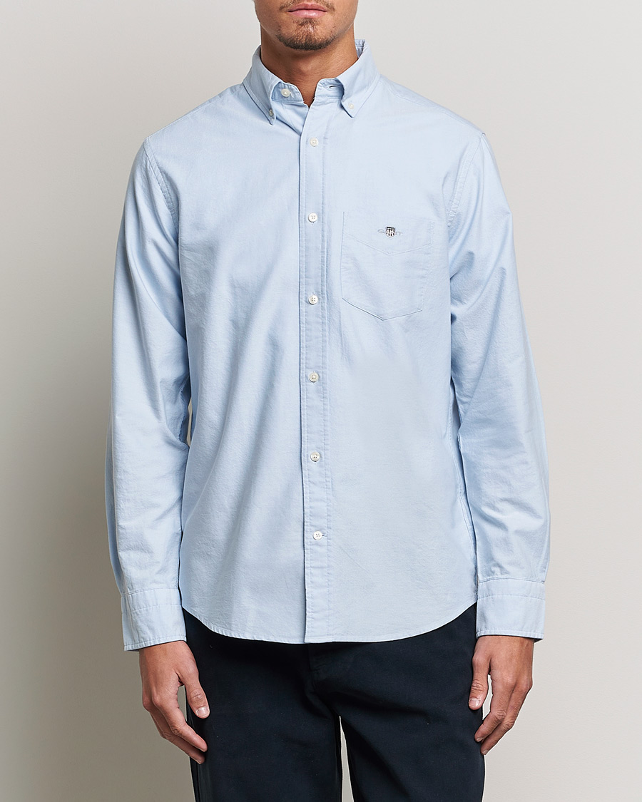 Herren | Hemden | Gant | Regular Fit Oxford Shirt Light Blue