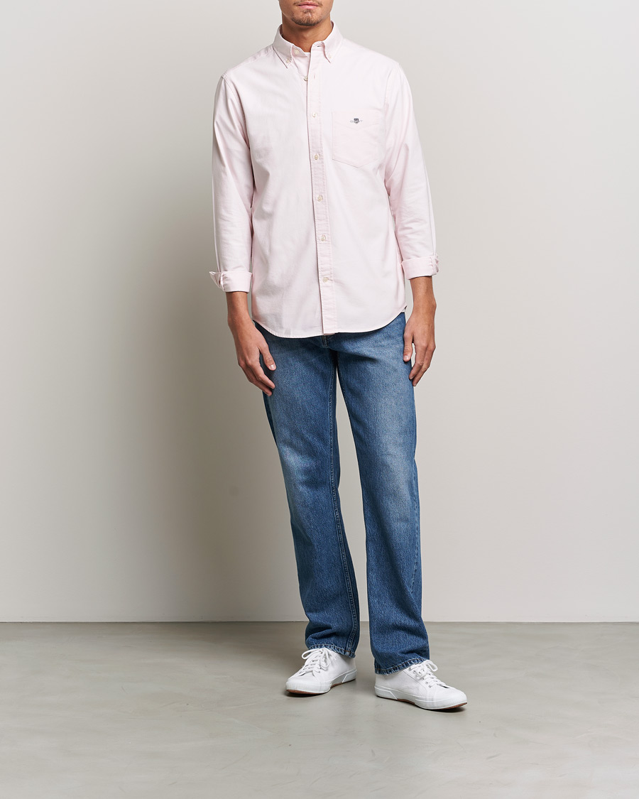 Herren | Hemden | GANT | Regular Fit Oxford Shirt Light Pink
