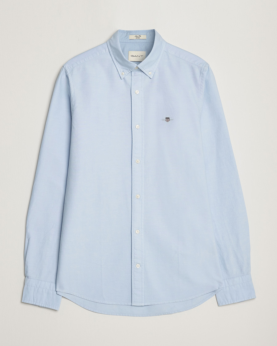 Herren | GANT | GANT | Slim Fit Oxford Shirt Light Blue