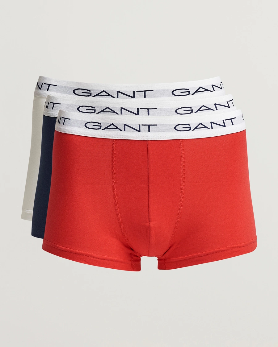 Herren |  | GANT | 3-Pack Trunk Boxer Red/Navy/White