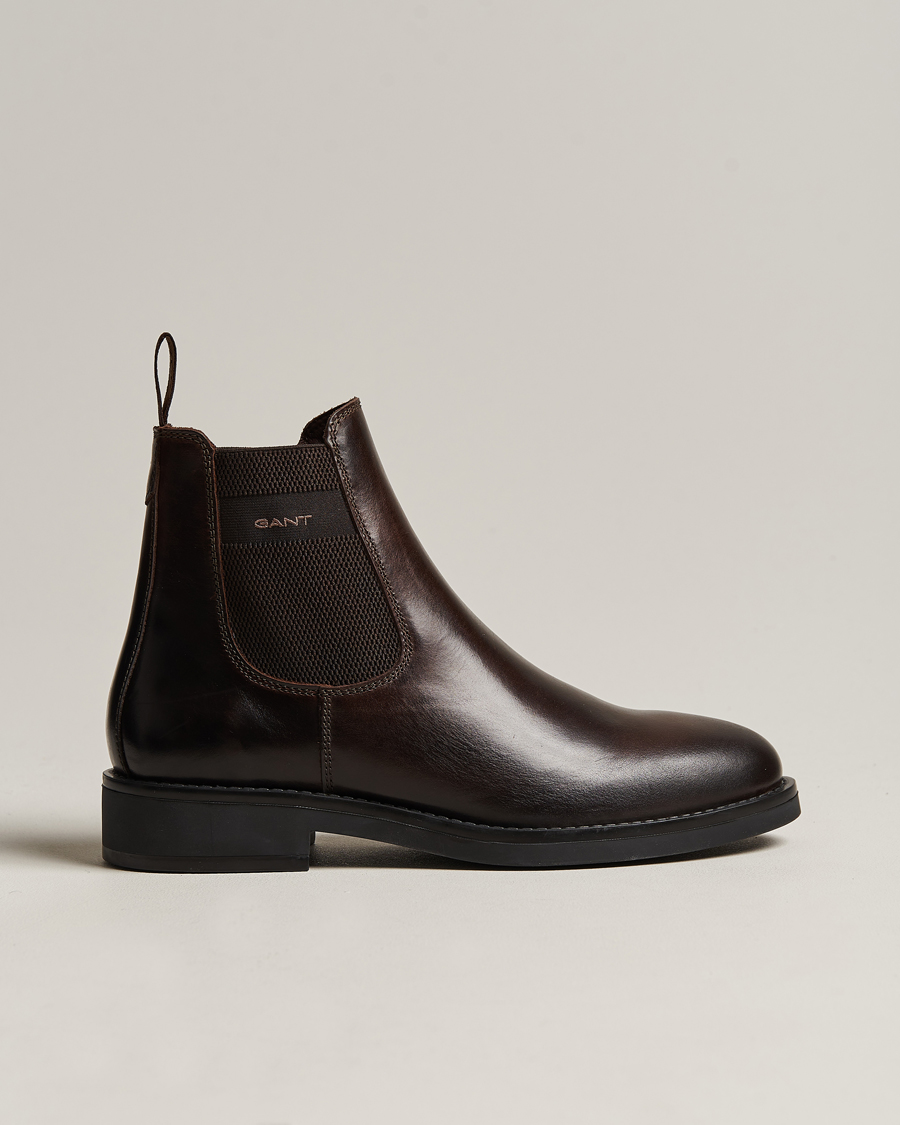 Herren | | GANT | Prepdale Leather Chelsea Boot Dark Brown