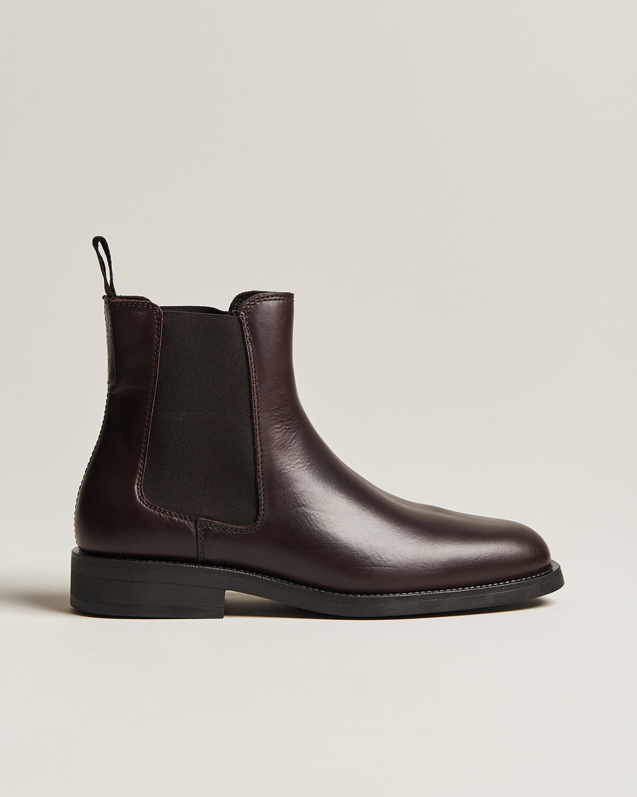 Herren | Boots | GANT | Rizmood Leather Chelsea Boot Dark Brown