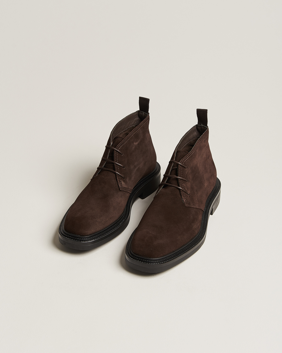 Herren | Chukka-Boots | GANT | Fairwyn Suede Chukka Boot Dark Brown