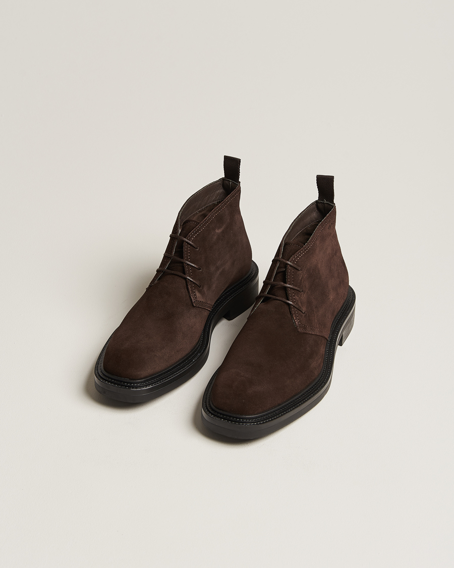 Herren | Boots | GANT | Fairwyn Suede Chukka Boot Dark Brown