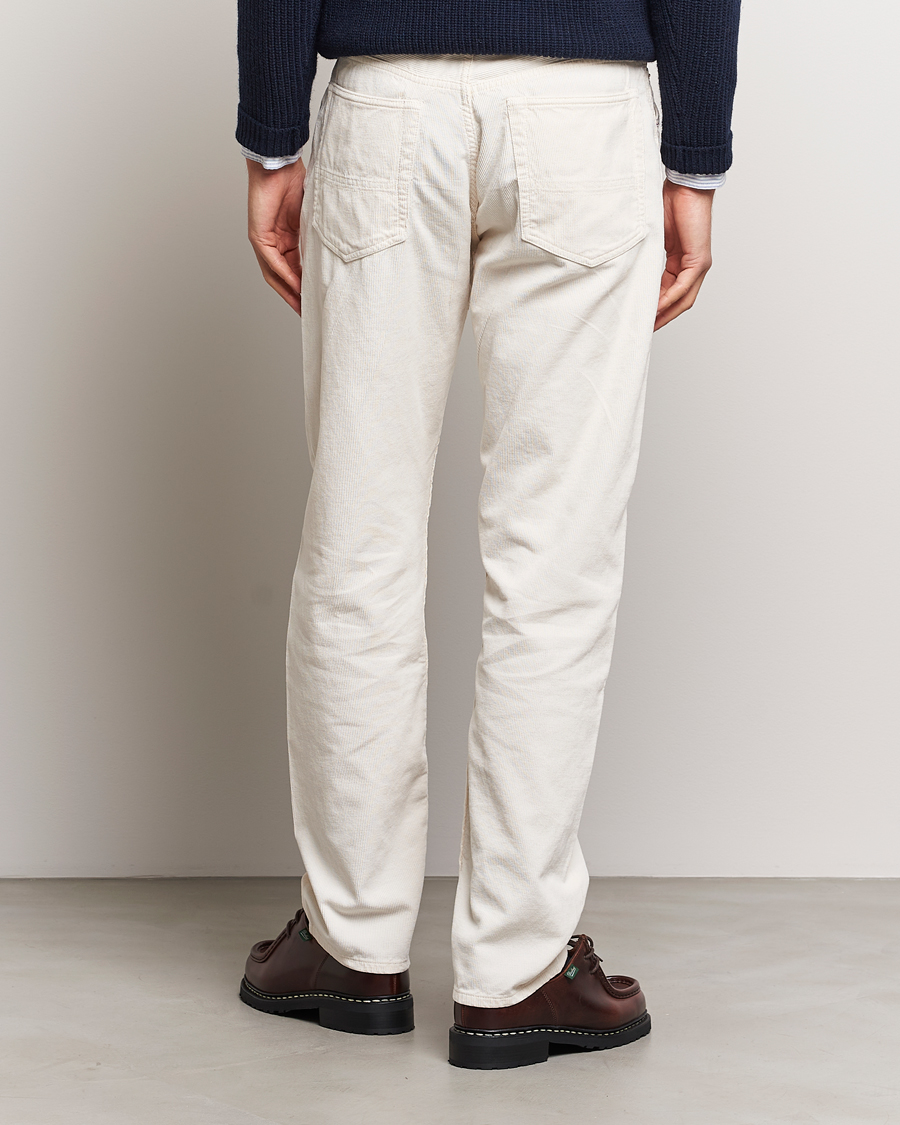 Herren | Hosen | Drake's | 5-Pocket Selvedge Needlecord Jeans Neutral