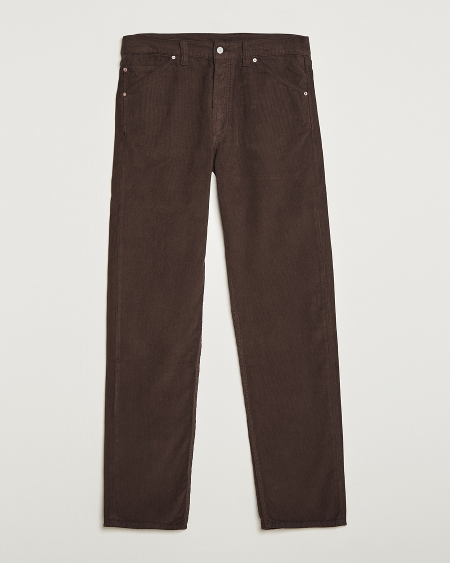 Herren | Hosen | Drake's | 5-Pocket Selvedge Needlecord Jeans Brown