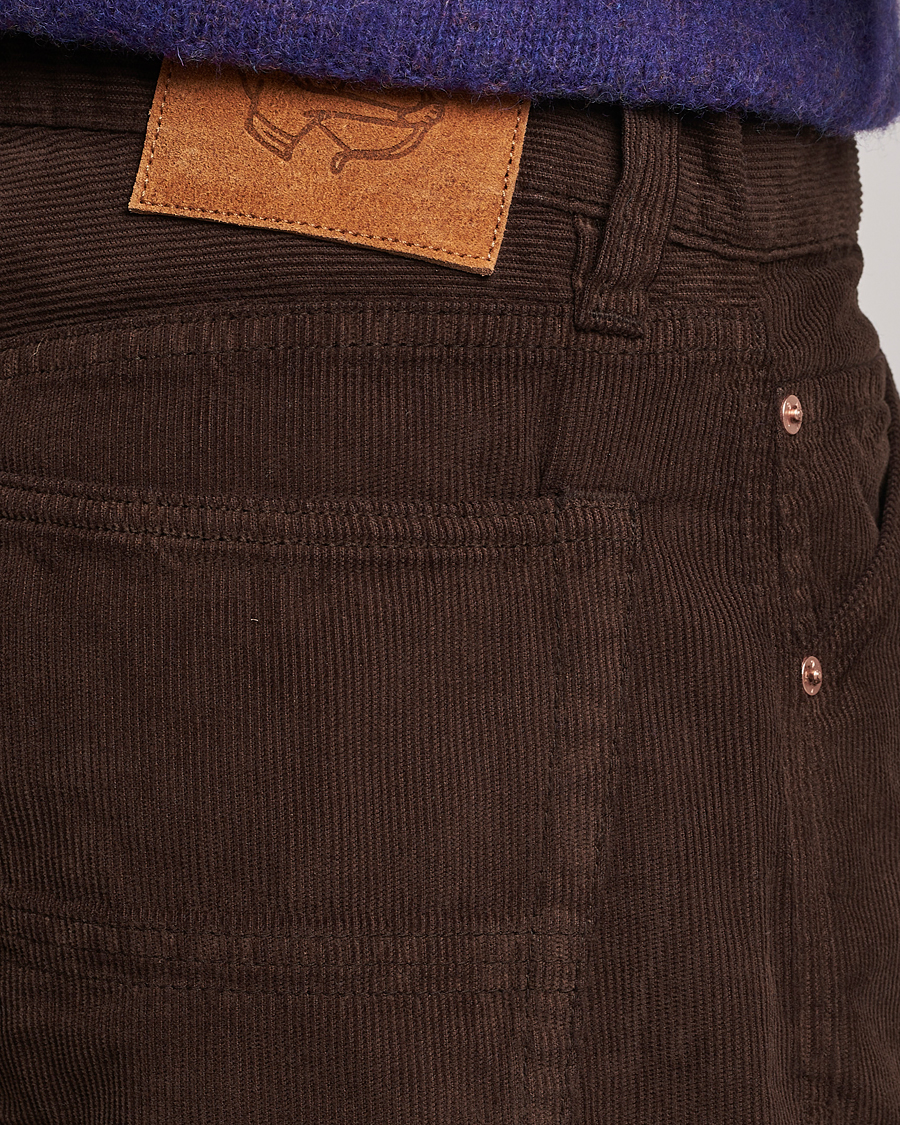 Herren | Hosen | Drake's | 5-Pocket Selvedge Needlecord Jeans Brown