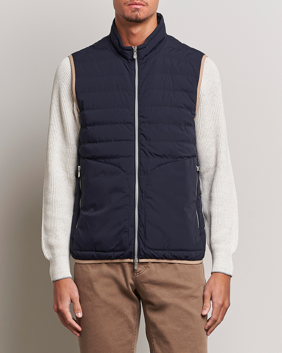 Herren |  | Brunello Cucinelli | Nylon Down Vest Navy