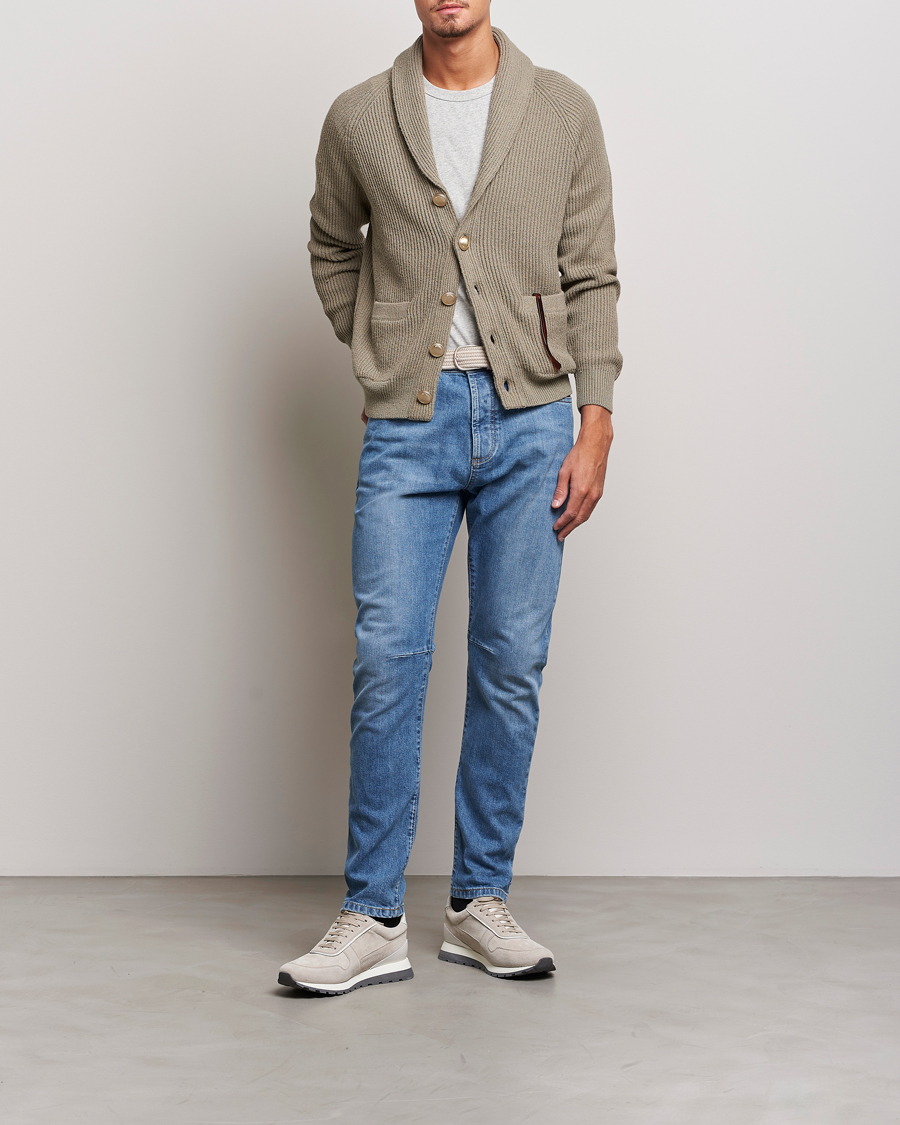 Herren | Jeans | Brunello Cucinelli | Leisure Fit Jeans Medium Blue Wash