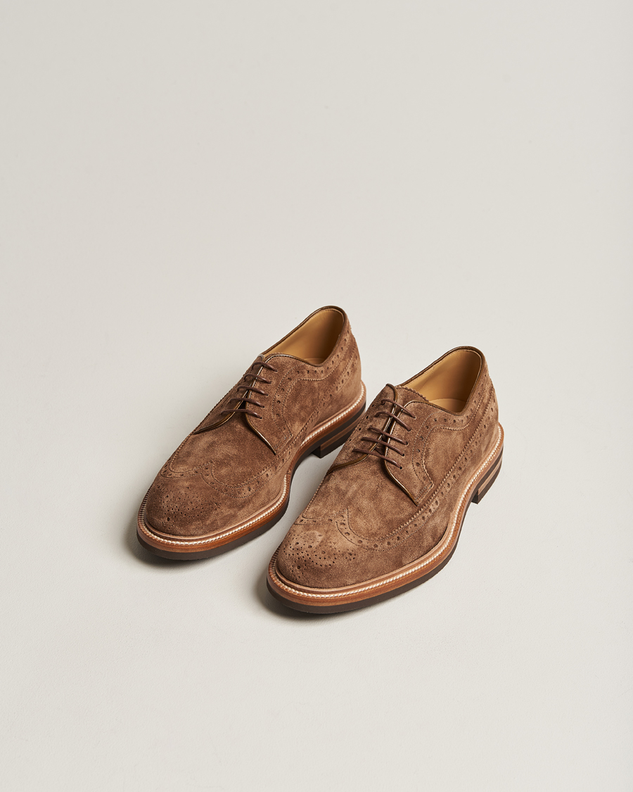 Herren | | Brunello Cucinelli | Plain Toe Derby Brown Suede