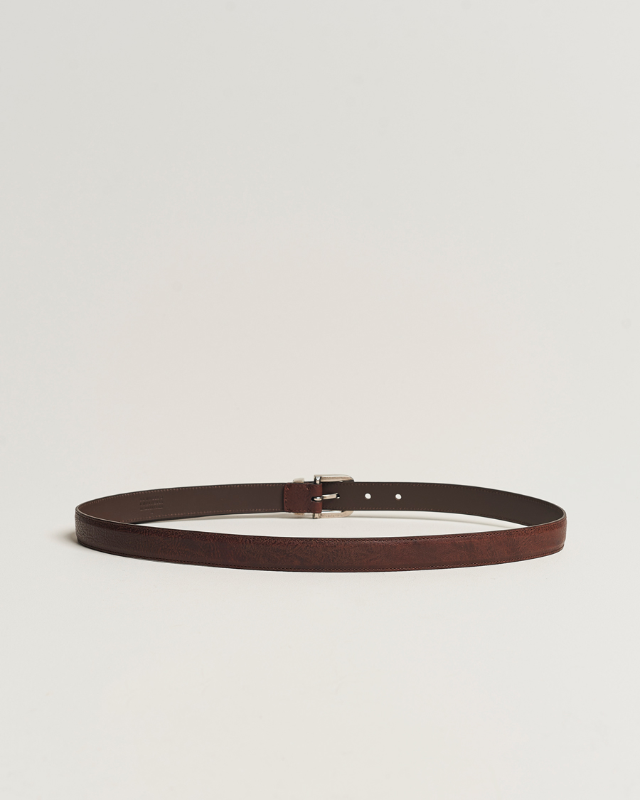 Herren |  | Brunello Cucinelli | Narrow Belt Brown Calf